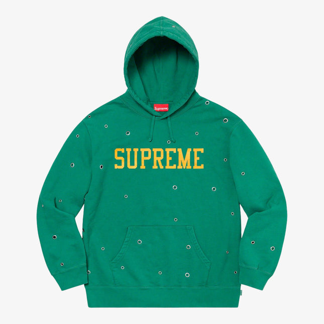 Supreme Hooded Sweatshirt 'Eyelet' Light Pine (SS20) - SOLE SERIOUSS (1)