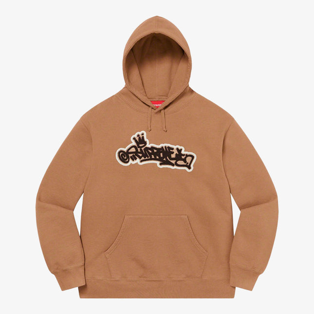 Supreme Hooded Sweatshirt 'Handstyle' Brown (SS21) - SOLE SERIOUSS (1)