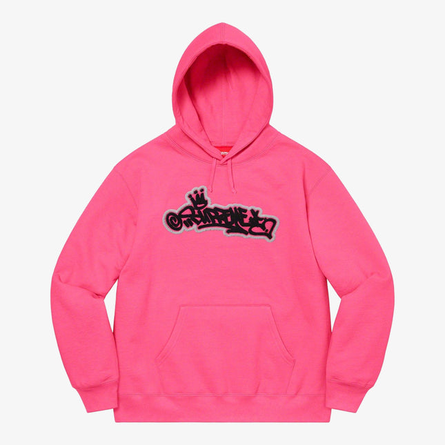 Supreme Hooded Sweatshirt 'Handstyle' Magneta (SS21) - SOLE SERIOUSS (1)