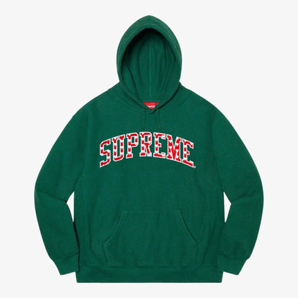 Supreme Hooded Sweatshirt 'Hearts Arc' Dark Green (SS21) - SOLE SERIOUSS (1)