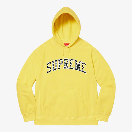 Supreme Hooded Sweatshirt 'Hearts Arc' Light Lemon (SS21) - SOLE SERIOUSS (1)