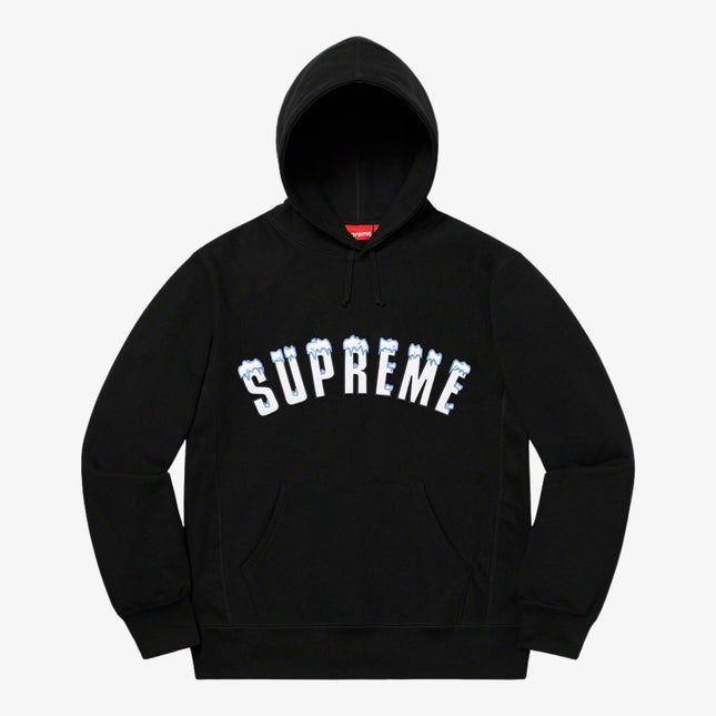 Supreme Hooded Sweatshirt 'Icy Arc' Black (FW20) - SOLE SERIOUSS (1)