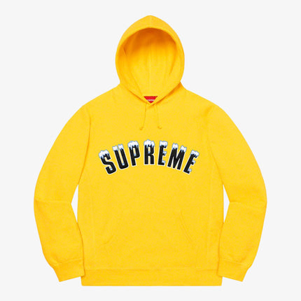 Supreme Hooded Sweatshirt 'Icy Arc' Yellow (FW20) - SOLE SERIOUSS (1)