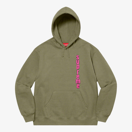 Supreme Hooded Sweatshirt 'Invert' Light Olive (SS21) - SOLE SERIOUSS (1)