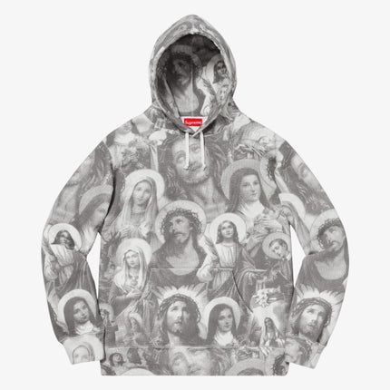 Supreme Hooded Sweatshirt 'Jesus and Mary' Dark Grey FW18 - SOLE SERIOUSS (1)