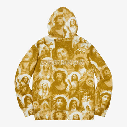 Supreme Hooded Sweatshirt 'Jesus and Mary' Gold FW18 - SOLE SERIOUSS (2)