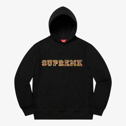 Supreme Hooded Sweatshirt 'Jewels' Black (FW20) - SOLE SERIOUSS (1)