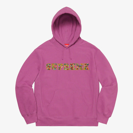 Supreme Hooded Sweatshirt 'Jewels' Bright Purple (FW20) - SOLE SERIOUSS (1)