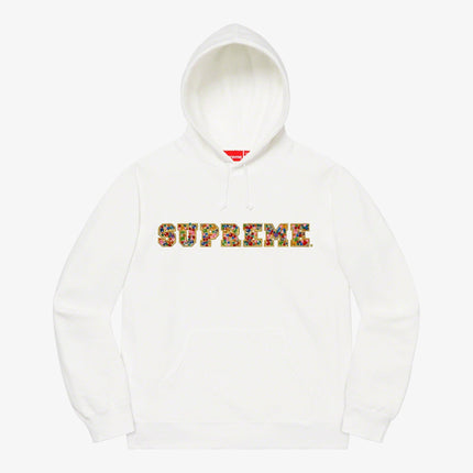 Supreme Hooded Sweatshirt 'Jewels' White (FW20) - SOLE SERIOUSS (1)