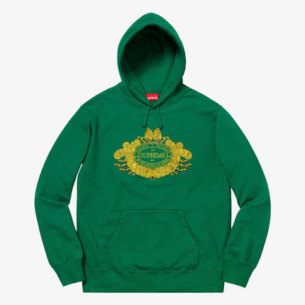 Supreme Hooded Sweatshirt 'Love or Hate' Green FW18 - SOLE SERIOUSS (1)