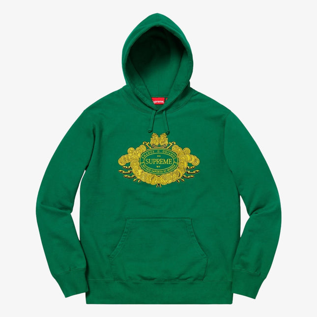 Supreme Hooded Sweatshirt 'Love or Hate' Green (FW18) - SOLE SERIOUSS (1)