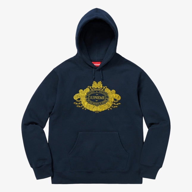 Supreme Hooded Sweatshirt 'Love or Hate' Navy (FW18) - SOLE SERIOUSS (1)