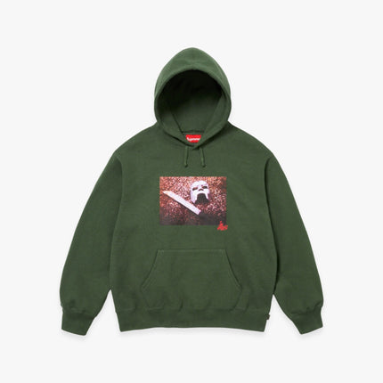 Supreme Hooded Sweatshirt 'MF Doom' Dark Olive (FW23) - SOLE SERIOUSS (1)