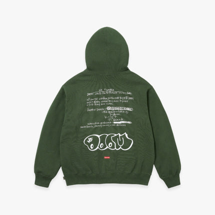 Supreme Hooded Sweatshirt 'MF Doom' Dark Olive (FW23) - SOLE SERIOUSS (2)