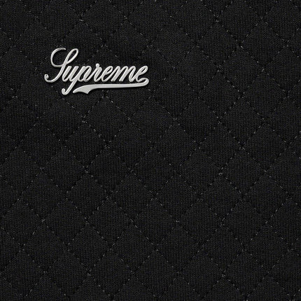 Supreme Hooded Sweatshirt 'Micro Quilted' Black (SS23) - SOLE SERIOUSS (2)