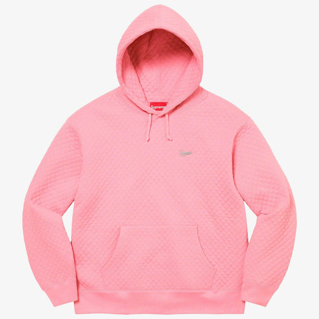 Supreme Hooded Sweatshirt 'Micro Quilted' Dusty Pink SS23 - SOLE SERIOUSS (1)