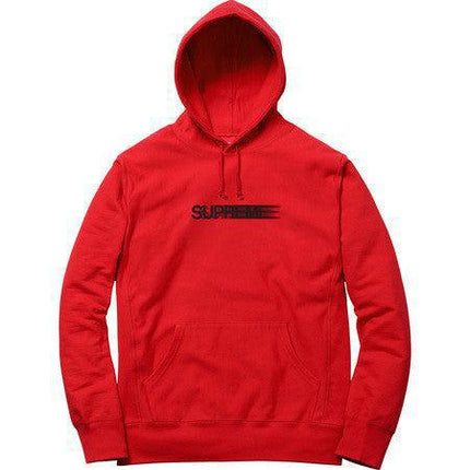 Supreme Hooded Sweatshirt 'Motion Logo' Red SS16 - SOLE SERIOUSS (1)