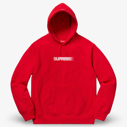 Supreme Hooded Sweatshirt 'Motion Logo' Red (SS16) - SOLE SERIOUSS (1)