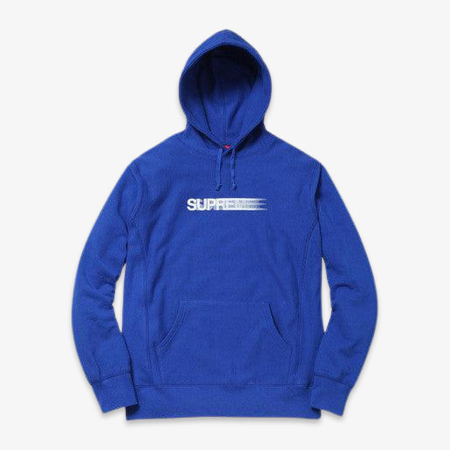 Supreme Hooded Sweatshirt 'Motion Logo' Royal Blue (SS16) - SOLE SERIOUSS (1)