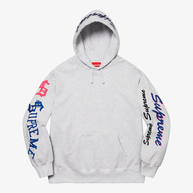 Supreme Hooded Sweatshirt 'Multi Logo' Ash Grey (FW21) - SOLE SERIOUSS (1)