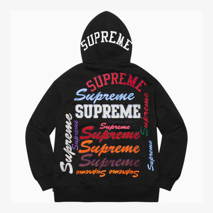 Supreme Hooded Sweatshirt 'Multi Logo' Black (FW21) - SOLE SERIOUSS (2)