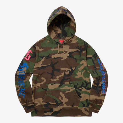 Supreme Hooded Sweatshirt 'Multi Logo' Woodland Camo (FW21) - SOLE SERIOUSS (1)