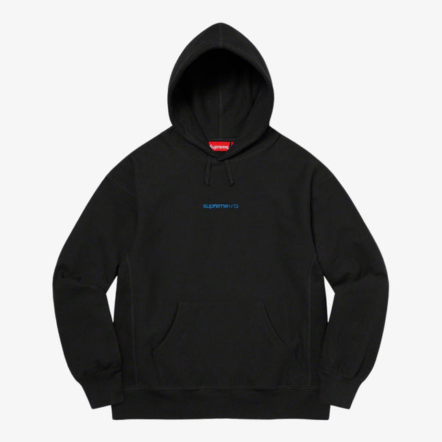 Supreme Hooded Sweatshirt 'Number One' Black (FW21) - SOLE SERIOUSS (1)