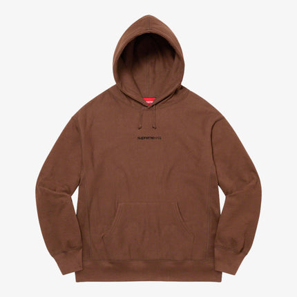 Supreme Hooded Sweatshirt 'Number One' Brown FW21 - SOLE SERIOUSS (1)