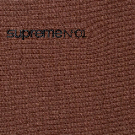 Supreme Hooded Sweatshirt 'Number One' Brown FW21 - SOLE SERIOUSS (2)