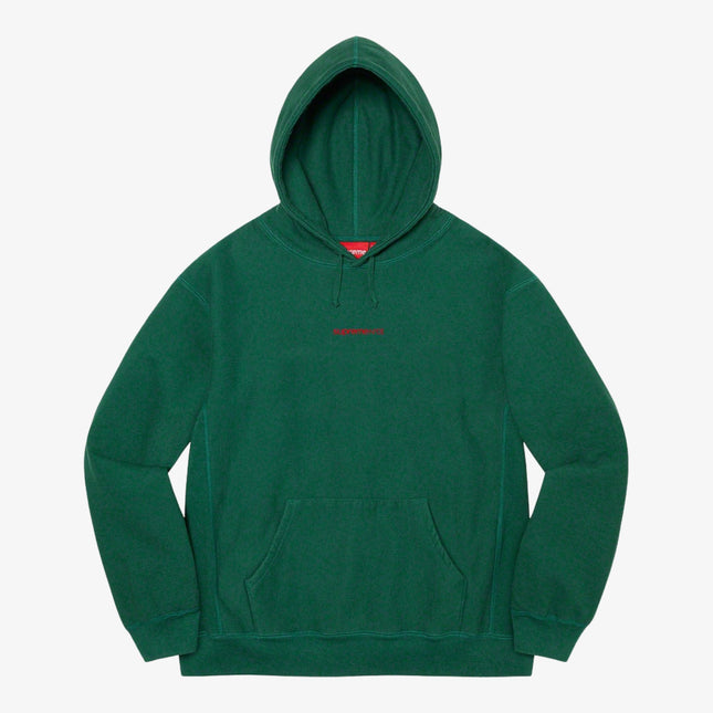 Supreme Hooded Sweatshirt 'Number One' Dark Green (FW21) - SOLE SERIOUSS (1)