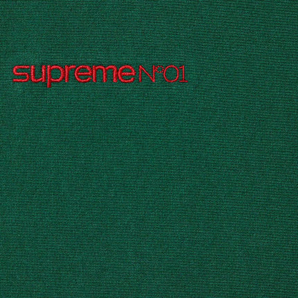 Supreme Hooded Sweatshirt 'Number One' Dark Green (FW21) - SOLE SERIOUSS (2)