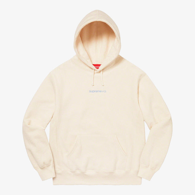 Supreme Hooded Sweatshirt 'Number One' Natural (FW21) - SOLE SERIOUSS (1)