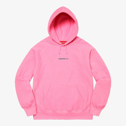Supreme Hooded Sweatshirt 'Number One' Pink FW21 - SOLE SERIOUSS (1)