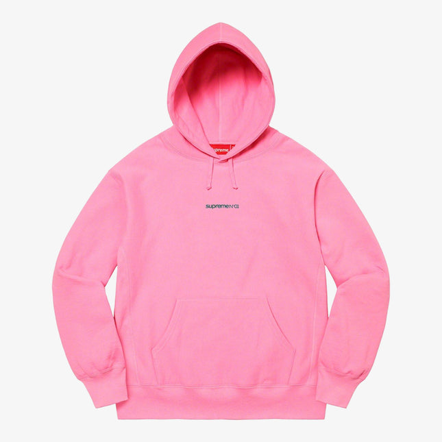 Supreme Hooded Sweatshirt 'Number One' Pink (FW21) - SOLE SERIOUSS (1)