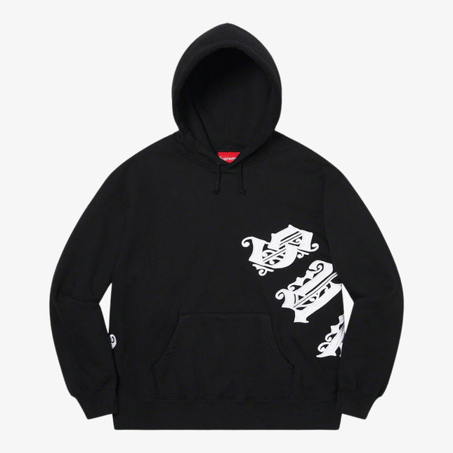 Supreme Hooded Sweatshirt 'Old English' Black (SS21) - SOLE SERIOUSS (1)