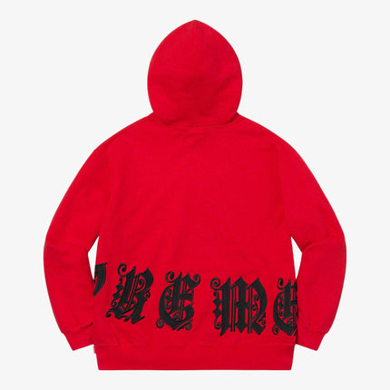 Supreme Hooded Sweatshirt 'Old English' Red (SS21) - SOLE SERIOUSS (2)