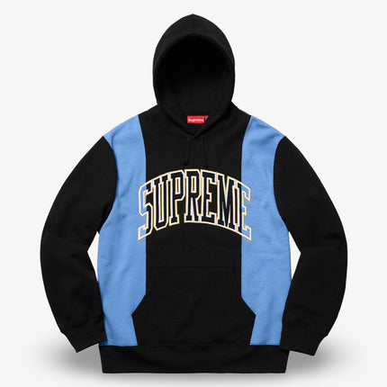 Supreme Hooded Sweatshirt 'Paneled Arc' Black (FW19) - SOLE SERIOUSS (1)