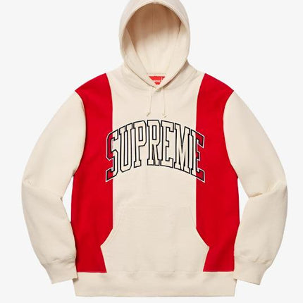 Supreme Hooded Sweatshirt 'Paneled Arc' Natural (FW19) - SOLE SERIOUSS (1)