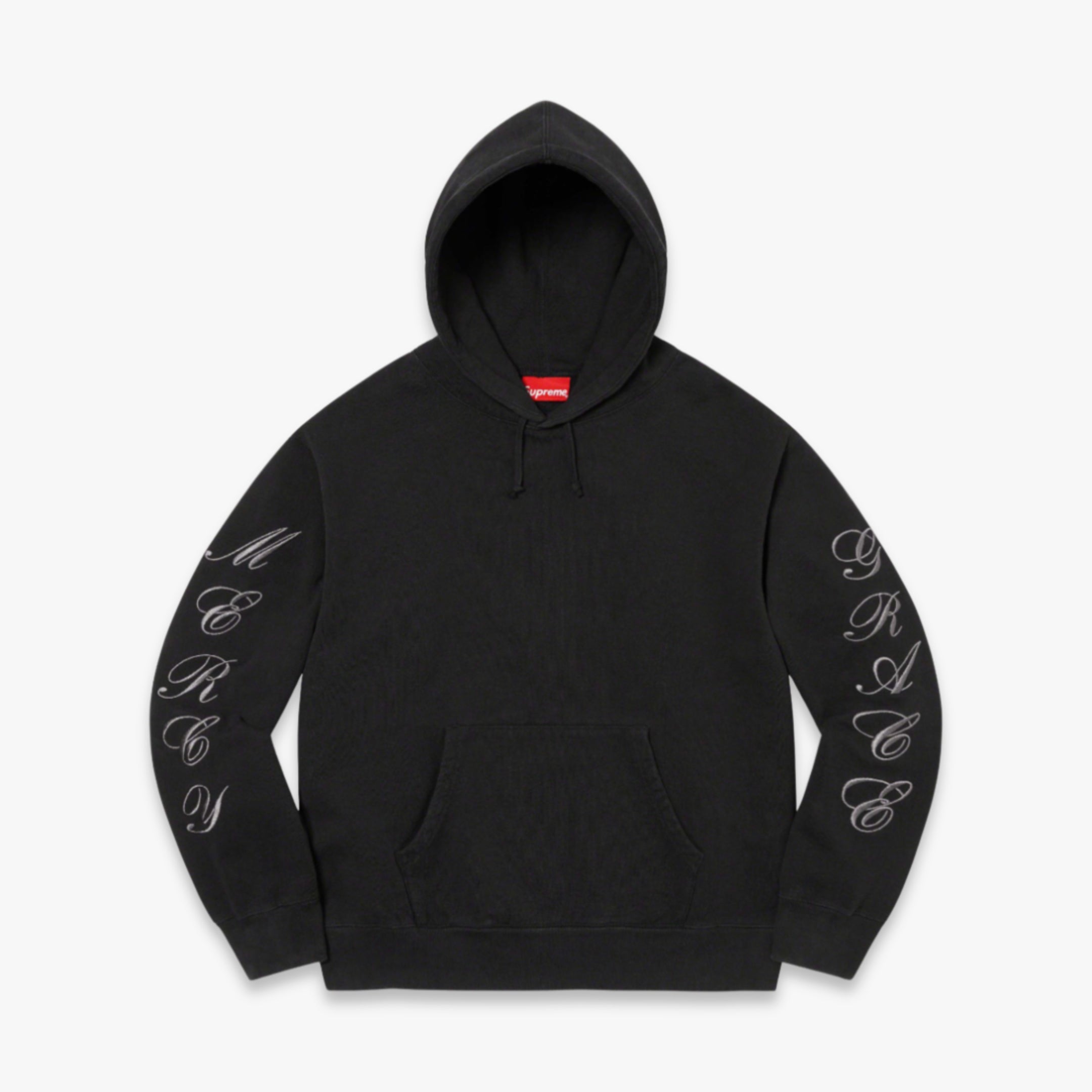 Supreme Hooded Sweatshirt Patches Spiral Black SS23 SOLE SERIOUSS