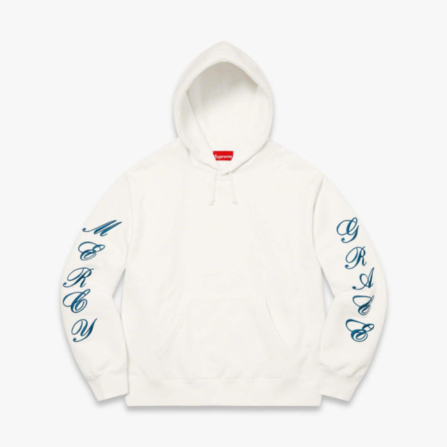 Supreme Hooded Sweatshirt 'Patches Spiral' White (SS23) - SOLE SERIOUSS (1)