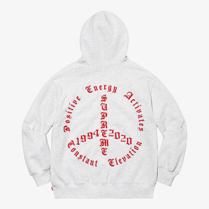 Supreme Hooded Sweatshirt 'Peace' Ash Grey (FW20) - SOLE SERIOUSS (2)