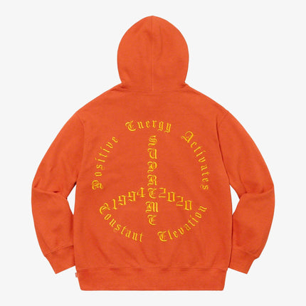 Supreme Hooded Sweatshirt 'Peace' Burnt Orange (FW20) - SOLE SERIOUSS (2)