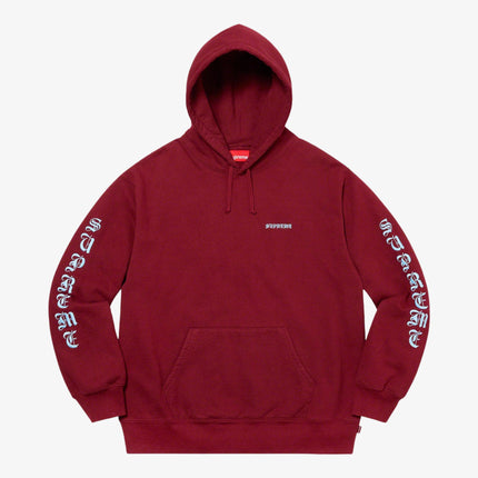 Supreme Hooded Sweatshirt 'Peace' Cardinal (FW20) - SOLE SERIOUSS (1)