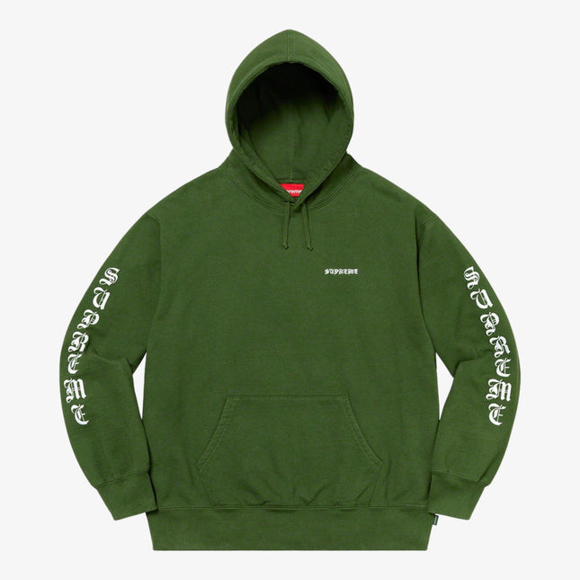 Supreme Hooded Sweatshirt 'Peace' Green (FW20) - SOLE SERIOUSS (1)