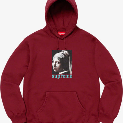 Supreme Hooded Sweatshirt 'Pearl' Cardinal (FW21) - SOLE SERIOUSS (1)