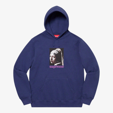 Supreme Hooded Sweatshirt 'Pearl' Washed Navy (FW20) - SOLE SERIOUSS (1)