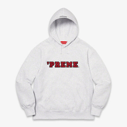 Supreme Hooded Sweatshirt 'Preme' Ash Grey (FW22) - SOLE SERIOUSS (1)