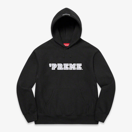 Supreme Hooded Sweatshirt 'Preme' Black (FW22) - SOLE SERIOUSS (1)