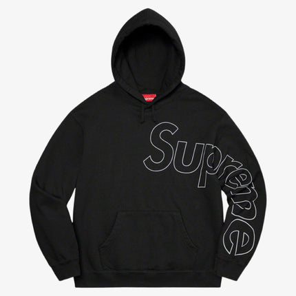 Supreme Hooded Sweatshirt 'Reflective' Black FW21 - SOLE SERIOUSS (1)