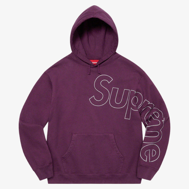 Supreme Hooded Sweatshirt 'Reflective' Purple (FW21) - SOLE SERIOUSS (1)